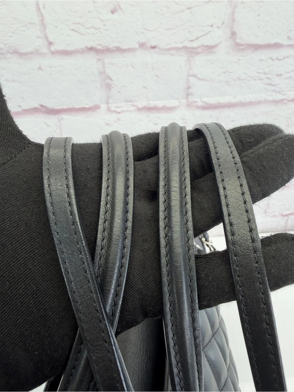 Chanel Calfskin Quilted Large Easy Shopping Tote Black